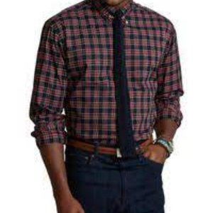 Polo Ralph Lauren Classic Fit Plaid Oxford Shirt